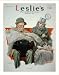 Historic Print (S): Fact and Fiction [old man reading newspaper beside young woman reading book]