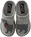 HAFLINGER Doggy Silver Grey Slippers (313021-84)