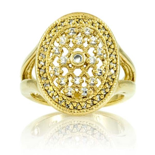 Inspired by Twilight Engagement Ring: Bella's Wedding Ring - Gold - 9