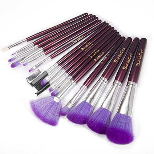 Ilovecos makeup brushes set 16pcs eyeshadow lip brush s…