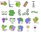 Embroidery Machine Designs CD VINE TO WINE Embroidery Machine Designs CD VINE TO WINE