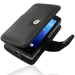 Sony Ericsson To Update Xperia X10 Mini | Apps Directories B41 Black Leather Case for Sony Ericsson Xperia Mini Pro: Electronics