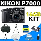 Nikon Coolpix P7000 P-7000 Digital Camera + 16gb Deluxe Accessory Kit