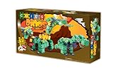 Clics CA020 - Jeu de construction Dinosaure - 4 mod&egrave;les 121 pi&egrave;ces