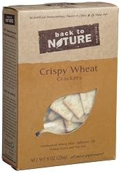 Back To Nature Crispy Wheats Cracker, 8-Ounce Boxes (Pack of 6)