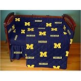 Michigan Wolverines NCAA Baby Crib Set (Rotary-Solid)