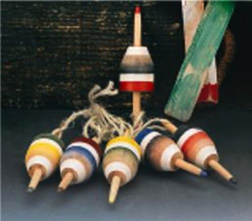 4.5 Inch Wooden set of 6 Nautical Buoy