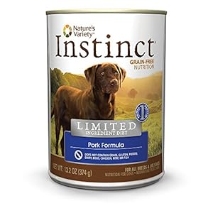 Instinct Grain-Free Pork Canned Dog Food by Nature's Variety 13.2 oz Cans (Case of 12) Instinct Grain-Free Pork Canned Dog Food by Nature's Variety 13.2 oz Cans (Case of 12)