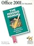 Office 2001 for Macintosh: The Missing Manual
