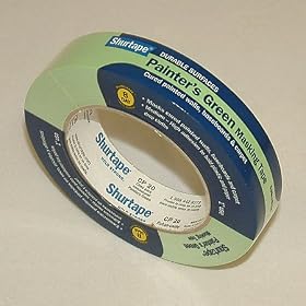 Shurtape CP-20 8-Day Green Painters Tape: 1 in. x 60 yds. (Green)