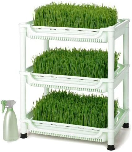Healthnuts - Sproutman Wheatgrass Grower SM-350 - 3 Tray Grow Rack by SamsonGreen