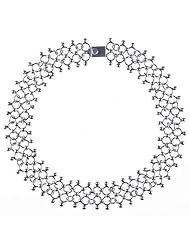 Sterling Silver Beaded Chain Necklace -16 Inch