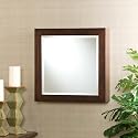 Furniture online: Espresso Square Wall Mount Jewelry Armoire