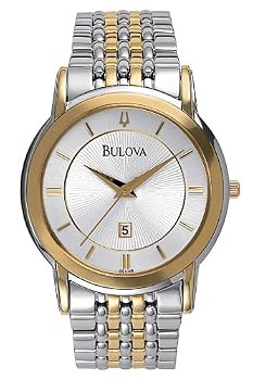 Bulova #98H48 Elegant Slim Analog Quartz Watch