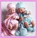 La Newborn 14" Real Boy Doll in Blue Romper