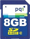 PQI SDHC 8 GB Class 2 Flash Memory Card 6AEE-008GSR35A 13 (Blue)