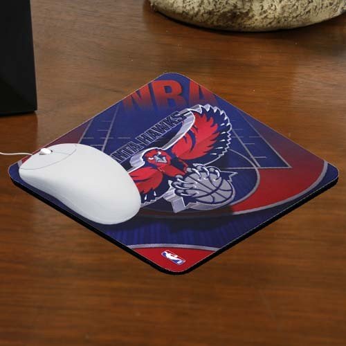 NBA Atlanta Hawks Team Logo Neoprene Mousepad