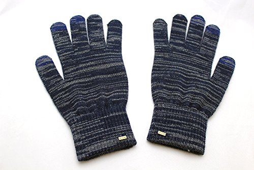 TAMO Executive Style Winter Touchscreen Gloves for Smartphone - Blue