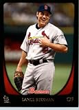 2011 Bowman Baseball Card # 45 Lance Berkman - St. Louis Cardinals - MLB Trading Card in a Protective Display Case