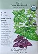Basil Seeds Dolce Vita Blend Certified Organic 500 Seeds