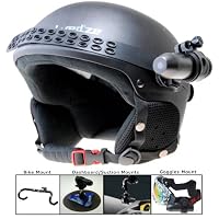 BulletHD Waterproof 12.0 MP 720p HD Helmet Camera with Fisheye Lens - Includes all Accessories