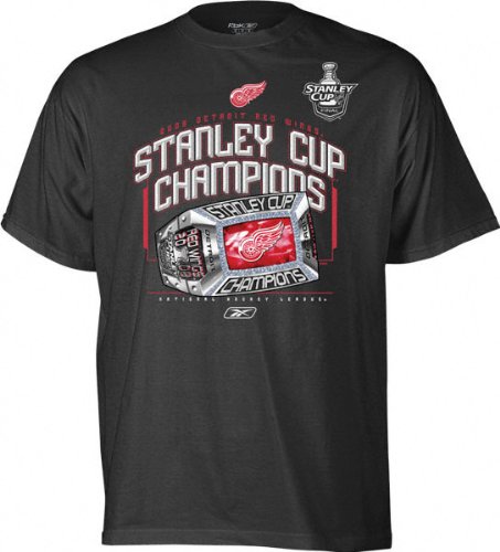 Buy Detroit Red Wings 2008 Stanley Cup Champions Ring T-Shirt