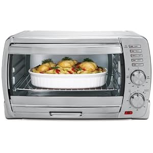 Oster TSSTTVSKBT 6-Slice Large Capacity Toaster Oven Brushed Stainless Steel