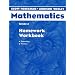 Scott Foresman-Addison Wesley Mathematics: Grade 4 : Homework Workbook