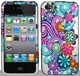 Colorful Flowers Hard Snap On Case Cover Faceplate Protector for Apple iPho ....