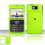 PCMICROSTORE Brand Samsung BlackJack II SGH-i617 i617 Solid Green Snap-On Case Cover with Removable Swivel Belt Clip (NOT compatible with BlackJack i607)