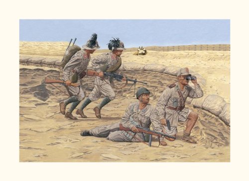 "Dragon 1/35 Italian Infantry, El Alamein 1942 - 4 Figures Set"