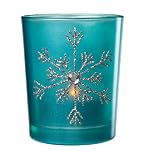 Snowflake Candle Holder  - Blue (2 Count)