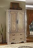YT Furniture CA7904TV - Cannes TV Armoire Stand (Whitewash)