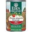 Eden Organic Pizza Pasta Sauce, Extra Virgin Olive Oil, 15-Ounce Cans (Pack of 12)