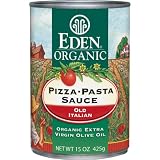 Eden Organic Pizza Pasta Sauce, Extra Virgin Olive Oil, 15-Ounce Cans (Pack of 12)