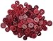 Blumenthal Lansing Favorite Findings Basic Buttons Assorted Sizes, 130/Pkg, Burgendy