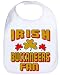 Irish Buccaneers Fan the Country of Ireland Shamrock Lucky Football Baby Bib