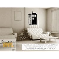 Phone Booth Tardis Doctor Who - Vinyl Wall Art Decal Stickers Decor Graphics