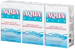 Aqua Blox 5-Year Shelf-Life Emergency Drinking Water, 8.45-Ounce Tetra Pack (Pack of 27)