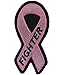 Fighter Pink Ribbon Breast Cancer Awareness Patch 3 inch IVANP4767