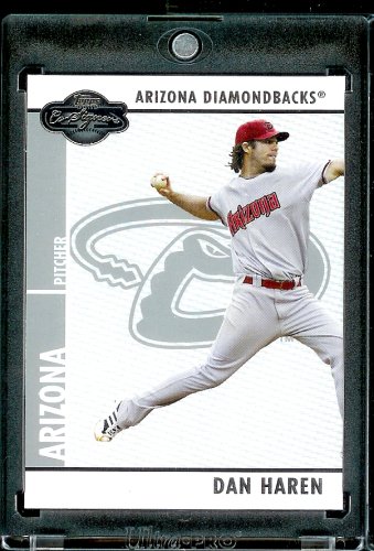 2008 Topps Co-Signers # 78 Dan Haren - Arizona Diamondbacks - Premium Baseball Card in Protective Screw Down Display
