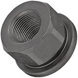 TE-CO Flanged Hex Nut, 12L14 Steel With Black Oxide Finish, UNC 1/4-20 Thread Size (Pack of 5)