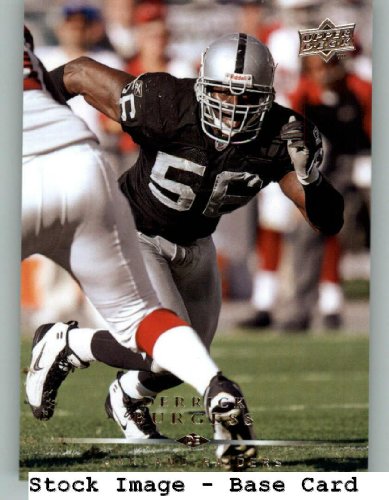 2008 Upper Deck #138 Derrick Burgess - Oakland Raiders (Football Cards)