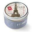 Eiffel Tower - Sanctuaire Scent Fringe Studio 4 oz Tin Candle with Themed Lid