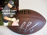 BYRON LEFTWICH,PITTSBURGH STEELERS,JACKSONVILLE JAGUARS,MARSHALL,SIGNED,AUTOGRAPHED,NFL FOOTBALL,WITH PROOF + COA