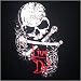 Women's Sweatshirt : Live To Die - Skull and Crossbones - Goth Punk Emo