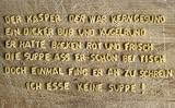 Produkt-Bild: Literarisches Brotzeitbrettchen: Buchstabensuppe