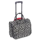 International Traveler Wheeled Microfiber Jungle Carry-On Suitcase