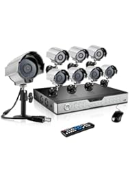 Photography: ZMODO 600TVL Outdoor Surveillance Camera System 16CH H.264 DVR with 8 High Resolution Weatherproof Day/Night Security Cameras with 1TB Hard Drive pre-installed - ZMODO