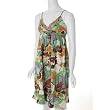 Planet Gold V-neck Spaghetti Strap Juniors Dress